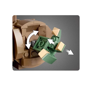 لگو جنگ ستارگان بیبی یودا سری 1073 قطعه مدل 19010_لگو